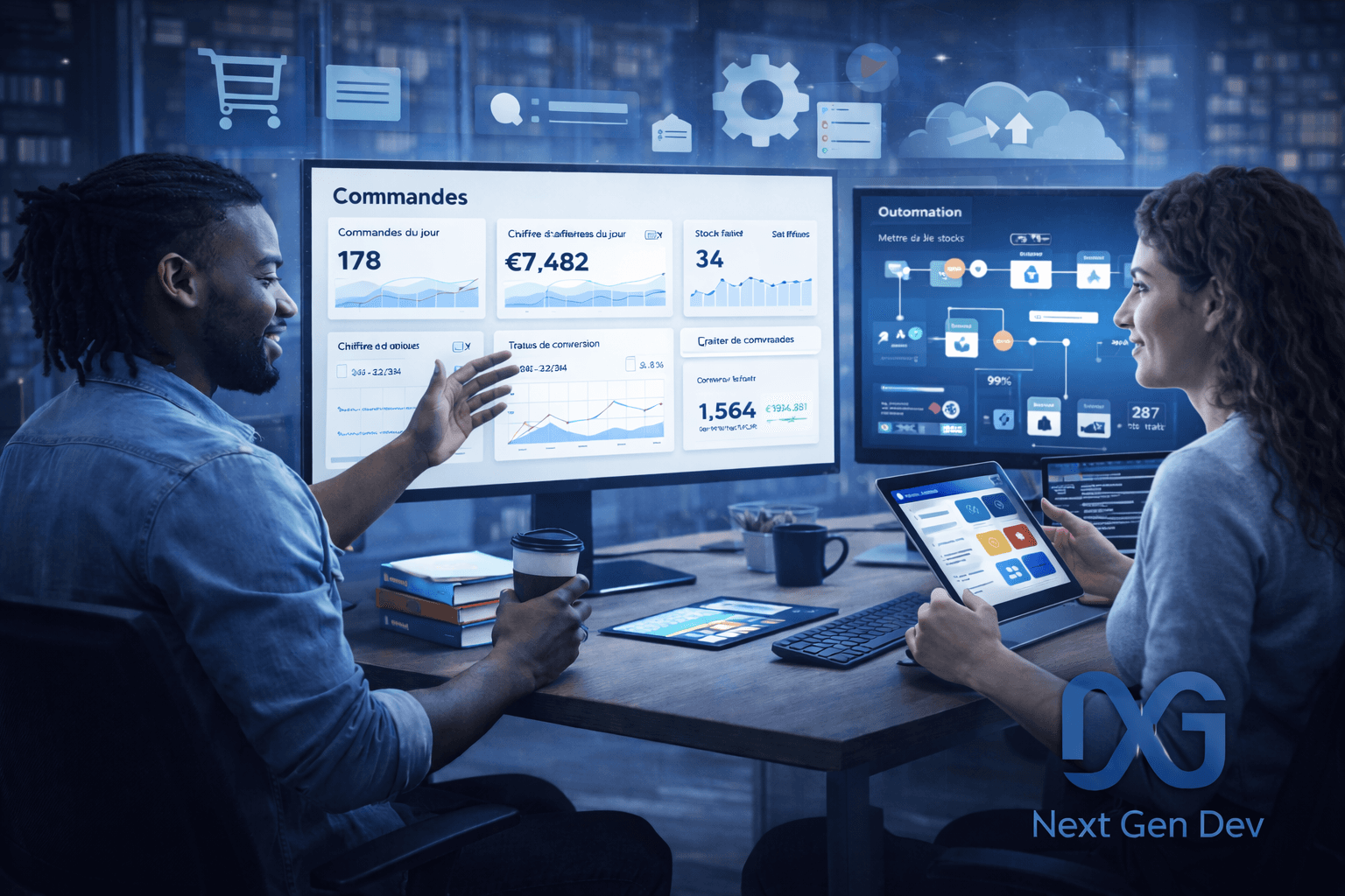 Cas client Ops e‑commerce automatisées